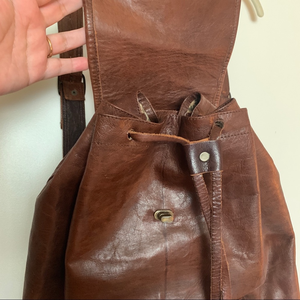 Leather Backpack - Picture 4 of 10